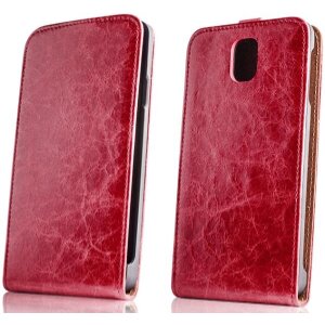 LEATHER CASE EXCLUSIVE SAMSUNG S6 G920 RED