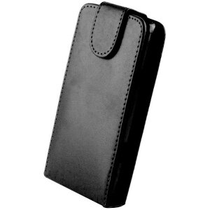 LEATHER CASE FOR HTC ONE MINI BLACK