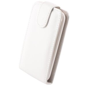 LEATHER CASE FOR NOKIA C7 WHITE