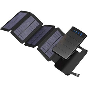 POWERNEED ES8000B WITH SOLAR PANEL 6W BLACK