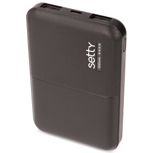 SETTY POWER BANK 5000 MAH BLACK