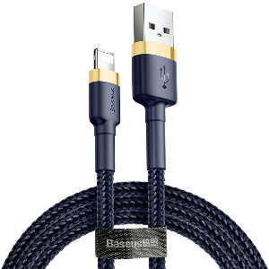 BASEUS CAFULE CABLE USB FOR LIGHTNING 1.5A 2M GOLD/BLUE