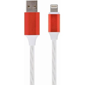 CABLEXPERT CC-USB-8PLED-1M USB 8-PIN CHARGE & DATA CABLE WITH LED LIGHT EFFECT 1M