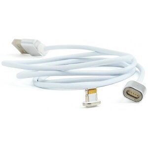CABLEXPERT CC-USB2-AMLMM-1M MAGNETIC USB 8-PIN MALE CABLE SILVER 1M