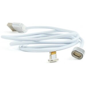 CABLEXPERT CC-USB2-AMLMM-1M MAGNETIC USB 8-PIN MALE CABLE SILVER 1M