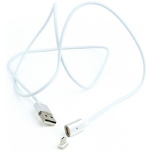 CABLEXPERT CC-USB2-AMMUMM-1M MAGNETIC MICRO USB CABLE SILVER 1M