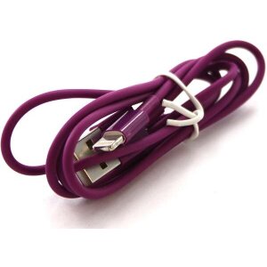CONNECT IT CI-568 LIGHTNING CHARGE/SYNC CABLE COULOR LINE PURPLE 1M