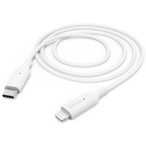 HAMA 183295 CHARGING/DATA CABLE USB TYPE-C TO LIGHTNING 1 M WHITE