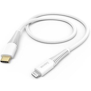 HAMA 183309 FAST CHARGING/DATA CABLE USB-C - LIGHTNING 1.5 M WHITE