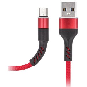 MAXLIFE CABLE MXUC-01 MICRO USB FAST CHARGE 2A RED