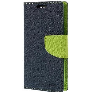 MERCURY FANCY DIARY CASE FOR SAMSUNG A7 NAVY/LIME