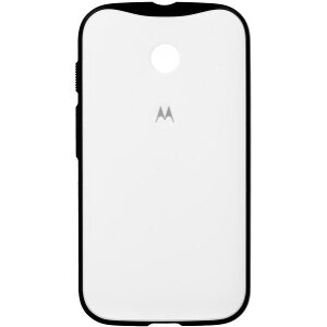 MOTOROLA FACEPLATE GRIP SHELL FOR MOTO E WHITE