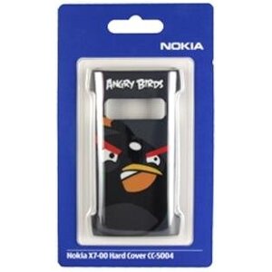 NOKIA FACEPLATE CC-5004 ANGRY BIRDS FOR X7 BLACK PLASTIC
