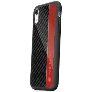 ORIGINAL AUDI CARBON FIBRE CASE AUS-TPUPCS10E-R8/D1-RD FOR SAMSUNG S10E RED