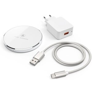 HAMA 183382 FC75IP WIRELESS CHARGER SET WHITE