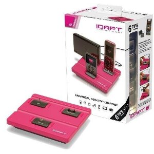 IDAPT I3 WITH 6 TIPS PINK MICRO USB / APPLE / MINI USB