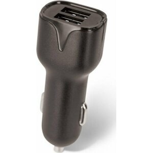 MAXLIFE MXCC-01 CAR CHARGER 2X USB 2.4A BLACK + MICROUSB CABLE