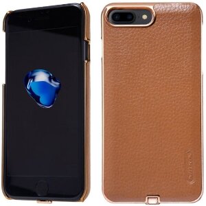 NILLKIN N-JARL WIRELESS CHARGER BACK COVER CASE FOR APPLE IPHONE 7 PLUS BROWN