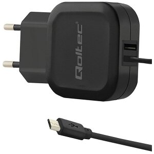 QOLTEC 50189 CHARGER 17W 5V 3.4A USB + MICRO USB