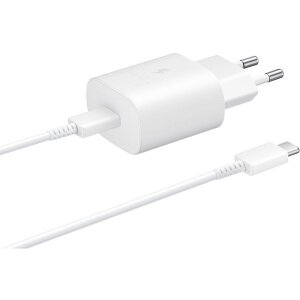 SAMSUNG TRAVEL CHARGER EP-TA800XW 25WATT USB TYPE-C 1M WHITE