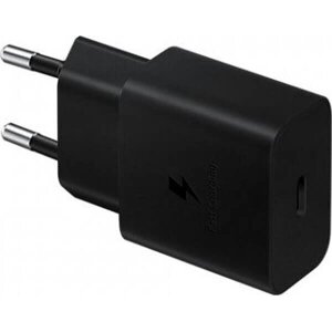 SAMSUNG WALL CHARGER EP-T1510XB 15W + USB-C DATA CABLE BLACK