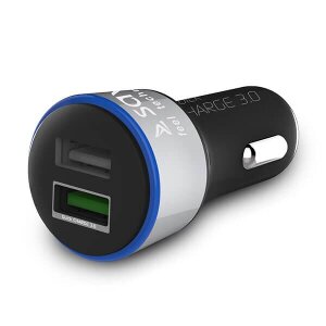 SAVIO SA-06/B CAR QUICK CHARGER 3.0A 2XUSB BLACK