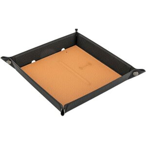 4SMARTS POCKET TRAY ORGANIZER WITH WIRELESS CHARGER 15W BLACK BROWN