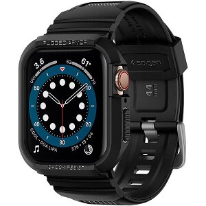 SPIGEN RUGGED ARMOR PRO BAND FOR APPLE WATCH SERIES 4 /5 / 6 / SE 44 MM BLACK