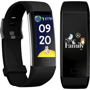 SAVEFAMILY KIDS BAND SMARTWATCH BLACK