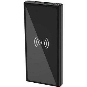 POWERBANK XO DESIGN PR141 10000MAH PD QC 3.0 22.5WATT + WIRELESS 15WATT BLACK
