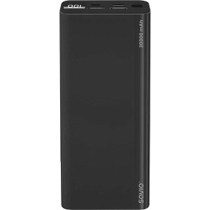 SAVIO POWER BANK BA-05 20000MAH 2 IN 1 CABLE BLACK