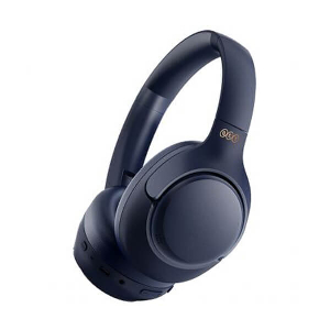 QCY H3 HIGH-RES HEADSET WITH MIC ACTIVE NOISE CANCELING WITH 4 MODE ANC 60H MULTIPOINT BLUE