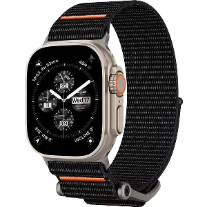 SPIGEN DURAPRO FLEX ULTRA BAND BLACK FOR APPLE WATCH 49MM/45MM/44MM/42MM