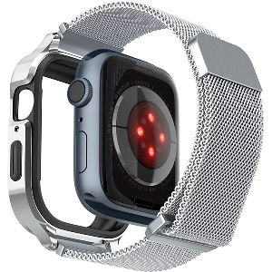 SPIGEN METAL FIT SILVER FOR APPLE WATCH 41MM/40MM/38MM