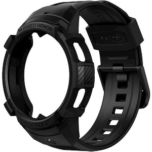 SPIGEN RUGGED ARMOR PRO BLACK FOR SAMSUNG GALAXY WATCH 4 CLASSIC (46MM)