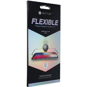 5D FULL GLUE NANO GLASS FOR APPLE IPHONE 12 5,4 BLACK