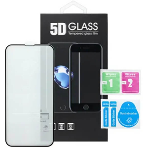 5D FULL GLUE TEMPERED GLASS FOR IPHONE 15 PLUS BLACK