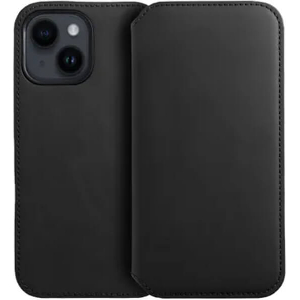 DUAL POCKET BOOK FOR IPHONE 15 PRO MAX BLACK