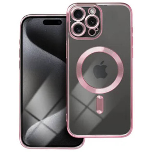 ELECTRO MAG COVER CASE WITH MAGSAFE FOR IPHONE 15 PRO MAX ROSE GOLD