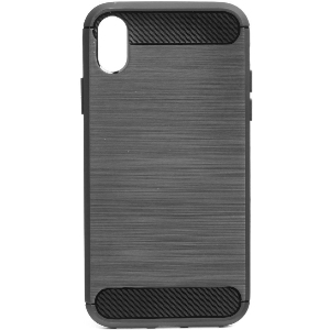FORCELL CARBON BACK COVER CASE FOR APPLE IPHONE XR (6,1) BLACK