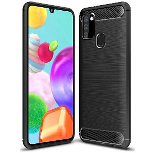 FORCELL CARBON BACK COVER CASE FOR HUAWEI HONOR 9A BLACK