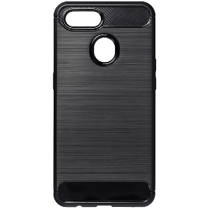 FORCELL CARBON BACK COVER CASE FOR OPPO A15 / A15S BLACK