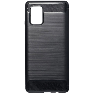 FORCELL CARBON BACK COVER CASE FOR SAMSUNG GALAXY A71 5G BLACK