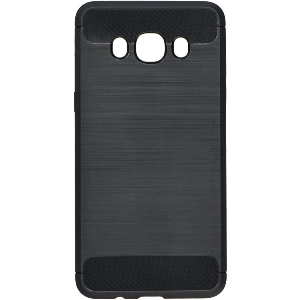 FORCELL CARBON BACK COVER CASE FOR SAMSUNG GALAXY J7 2016 BLACK