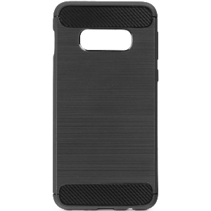 FORCELL CARBON BACK COVER CASE FOR SAMSUNG GALAXY S10E BLACK