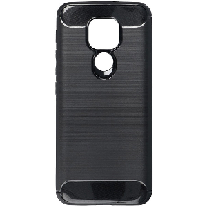 FORCELL CARBON CASE FOR MOTOROLA MOTO G9 PLAY BLACK