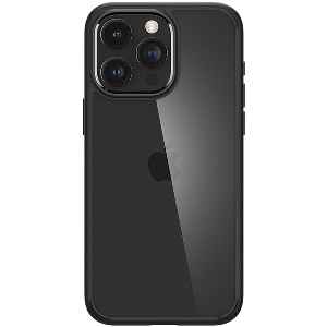 SPIGEN CRYSTAL HYBRID MATTE BLACK FOR IPHONE 15 PRO MAX