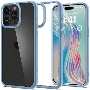 SPIGEN CRYSTAL HYBRID SIERRA BLUE FOR IPHONE 15 PRO MAX
