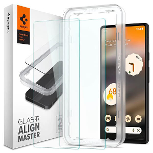 SPIGEN GLASS ALIGNMASTER 2 PACK CLEAR FOR GOOGLE PIXEL 6A