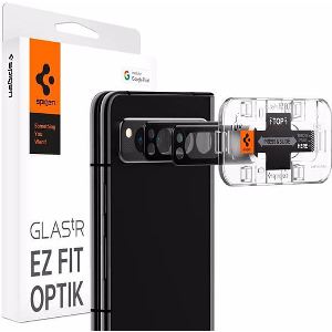 SPIGEN GLASS EZ FIT OPTIK PRO 2 PACK BLACK FOR GOOGLE PIXEL FOLD